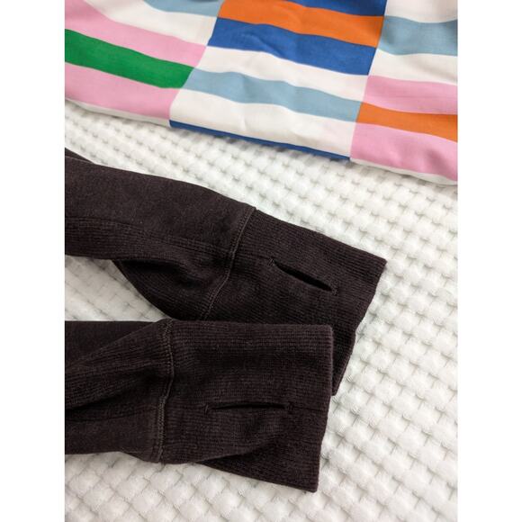 Lululemon Karmacollected Hooded Wrap Jacket Heathered Rich Earth - Picture 15 of 16